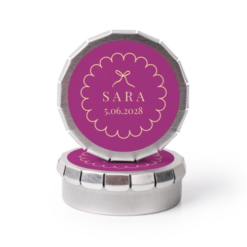 Classy Scallop Bow - Text Only