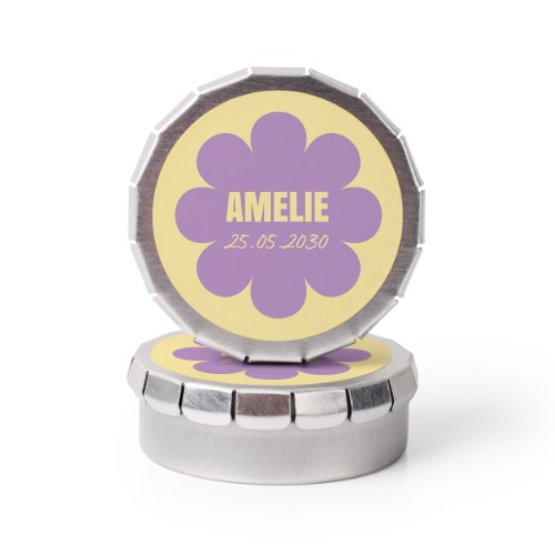 Bonbon-Dosen grau - 24 Stk.