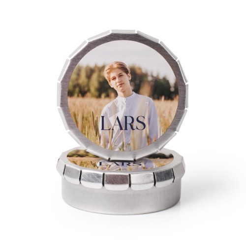 Bonbon-Dosen grau - 24 Stk.