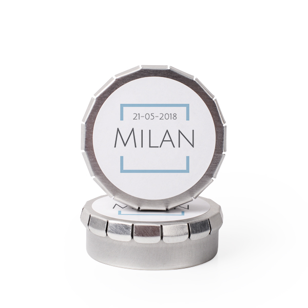 Text On Colored Frame Square