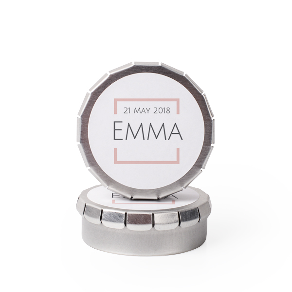 Text On Colored Frame Square