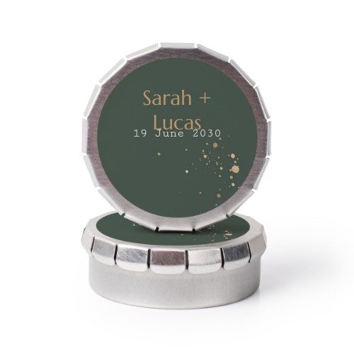 Boîtes "clic clac" argentées (Lot de 24)