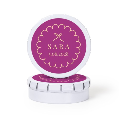 Classy Scallop Bow - Text Only