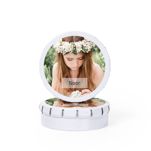 Bonbon-Dosen weiss - 24 Stk.