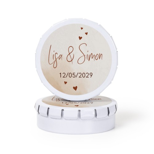 Neutral Aquarel Hearts