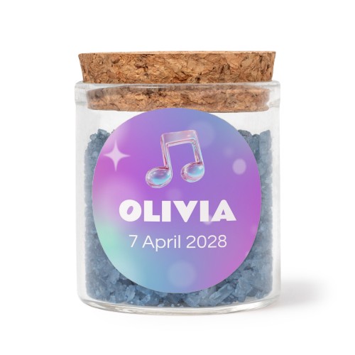 Holographic Music Notes