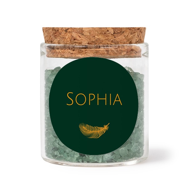 Classic Feather Gold - Text Only Classic Feather Gold - Text Only
