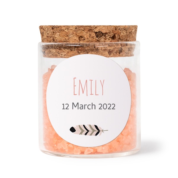 Colourful Boho Feathers - Text Only