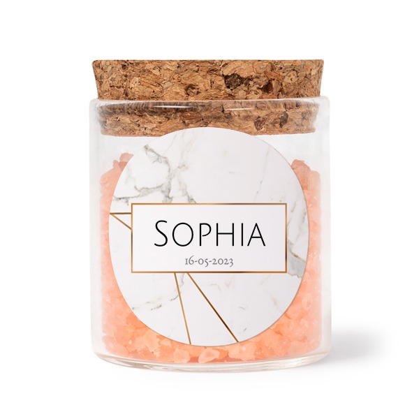 Marble Geo Gold - Text Only