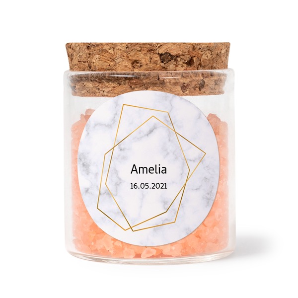 Marble Gold Geo - Text Only