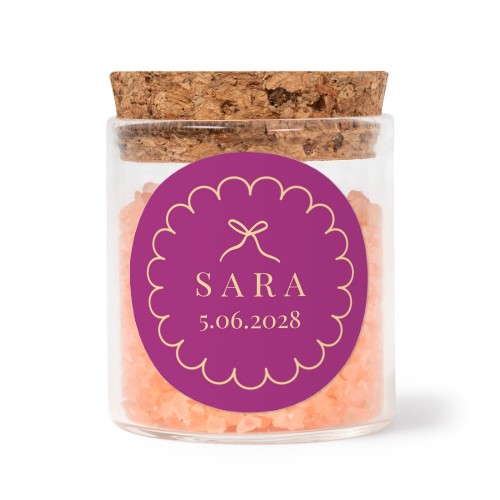 Classy Scallop Bow - Text Only Classy Scallop Bow - Text Only