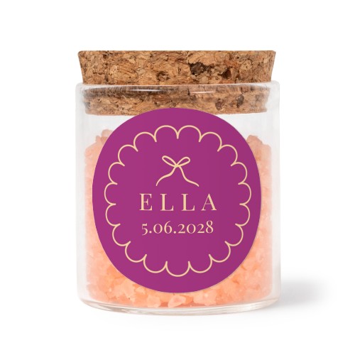 Classy Scallop Bow - Text Only