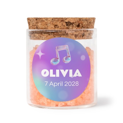 Holographic Music Notes