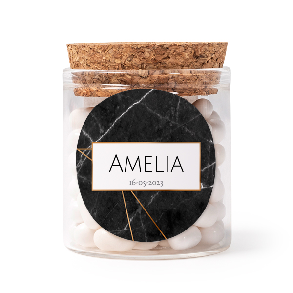 Marble Geo Gold - Text Only