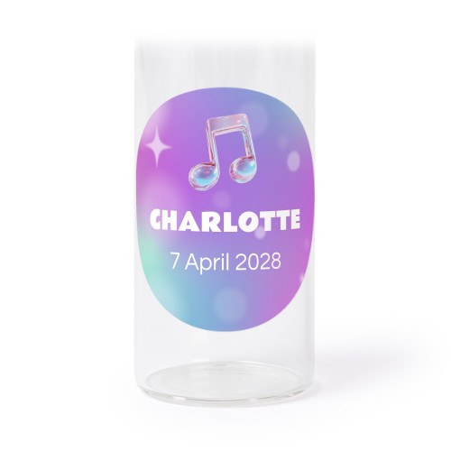 Holographic Music Notes