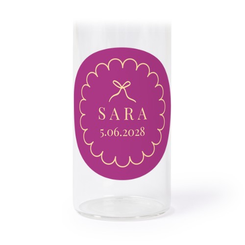 Classy Scallop Bow - Text Only