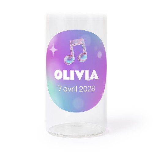 Holographic Music Notes