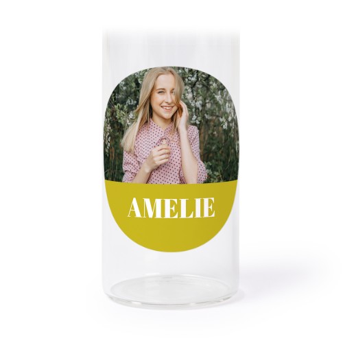 Lasiputki korkilla ja pyöreillä tarroilla - 12 kpl