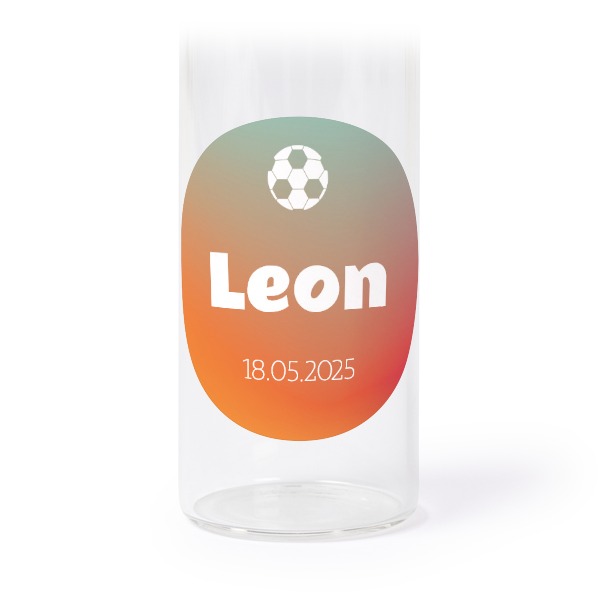 Glasrör med kork och runda klistermÀrken - 12 st Glasrör med kork och runda klistermÀrken - 12 st