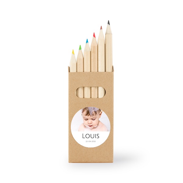 Doosjes met kleurpotloden - Set van 24