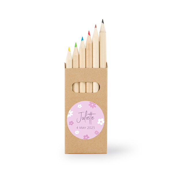 Doosjes met kleurpotloden - Set van 24