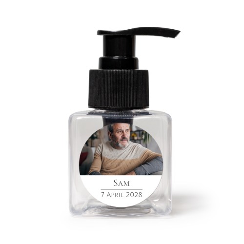 Mini Soap Dispenser Black Round (Set of 12)
