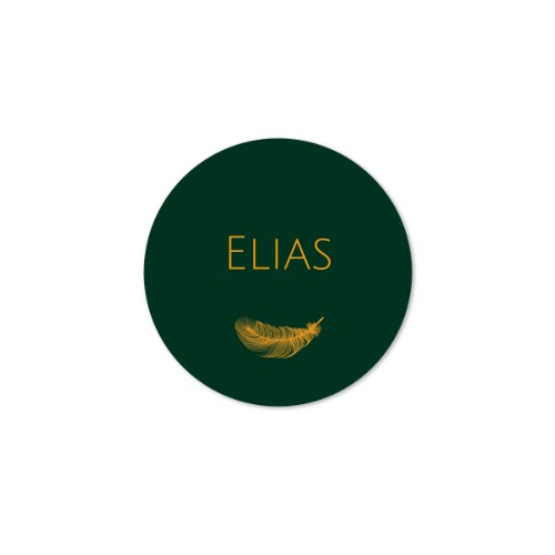 Distributeur de savon bois & sticker rond (lot de 12)