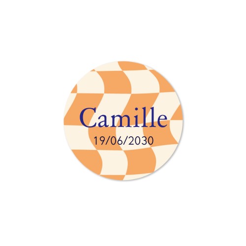 Distributeur de savon bois & sticker rond (lot de 12)