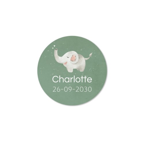 Distributeur de savon bois & sticker rond (lot de 12)