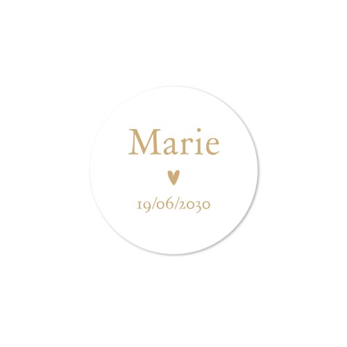 Distributeur de savon bois & sticker rond (lot de 12)