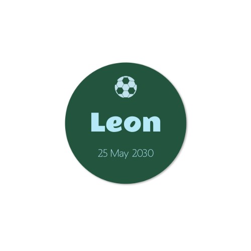 Colour Block Football - Text Only