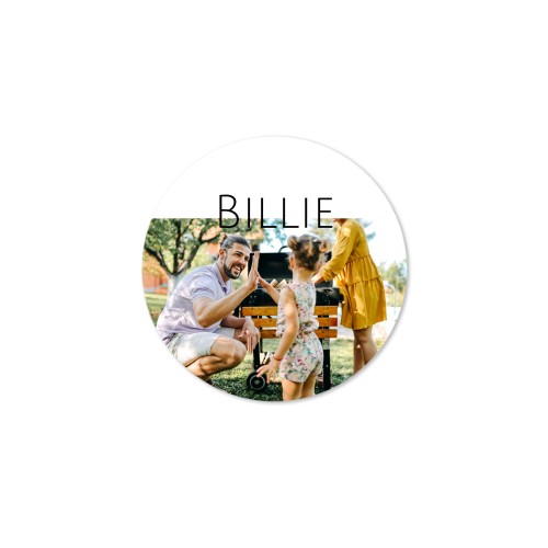 Distributeur de savon bois & sticker rond (lot de 12)