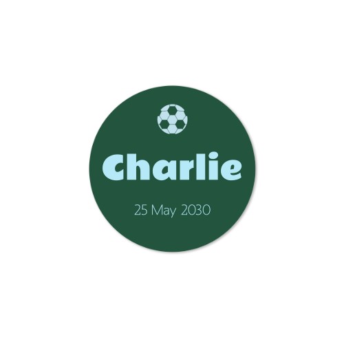 Colour Block Football - Text Only