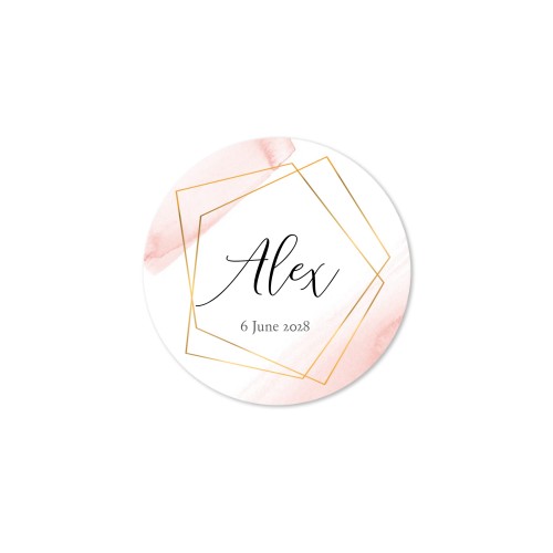 Geo Watercolour - Text Only