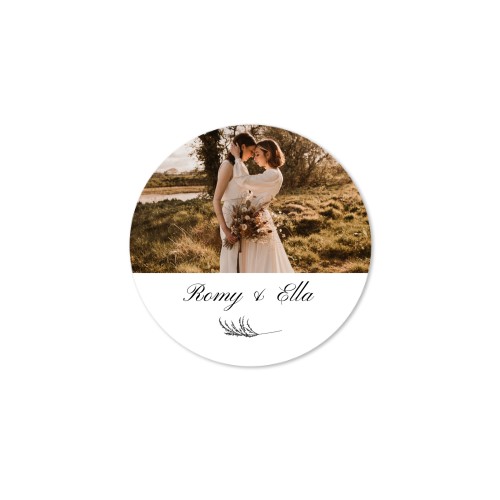 Distributeur de savon bois & sticker rond (lot de 12)