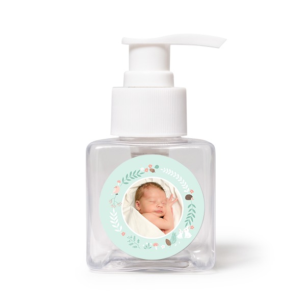 Mini Soap Dispenser White Round - set of 12