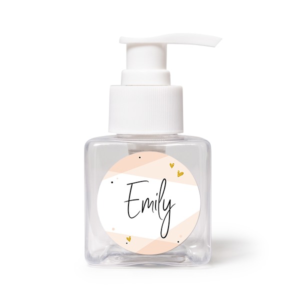 Mini Soap Dispenser White Round - set of 12