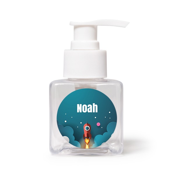 Mini Soap Dispenser White Round - set of 12