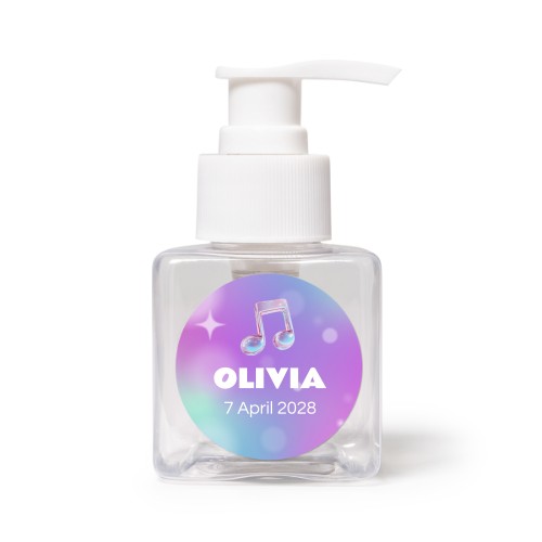 Holographic Music Notes