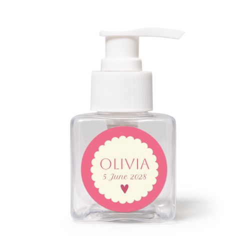 Mini Soap Dispenser White Round - set of 12