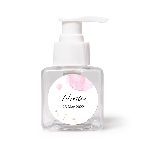 Såpepumpe Hvit Rund - 12 stk