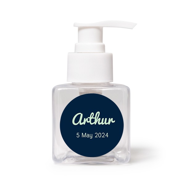 Mini Soap Dispenser White Round - set of 12