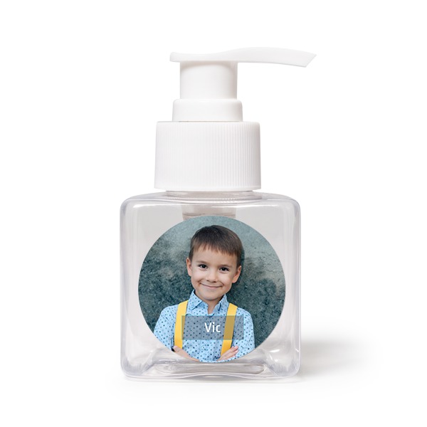 Mini Soap Dispenser White Round - set of 12