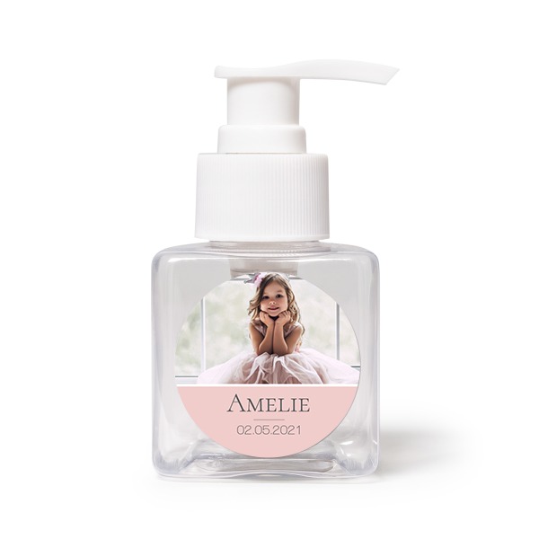 Mini Soap Dispenser White Round - set of 12