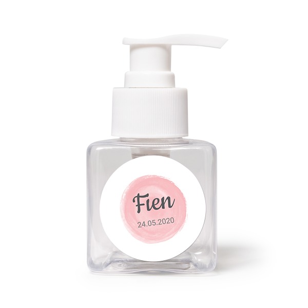 Mini Soap Dispenser White Round - set of 12