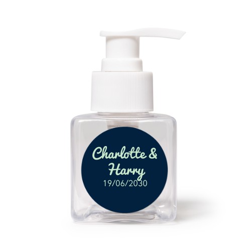 Mini Soap Dispenser White Round - set of 12