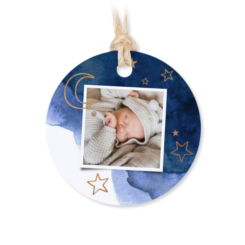 Small cotton bags with Round Label - set of 12