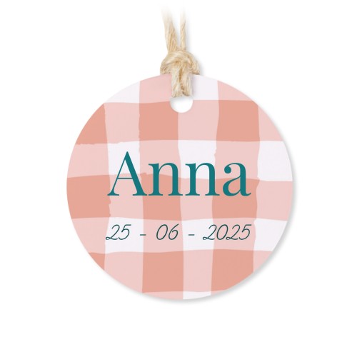 Small cotton bags with Round Label - set of 12