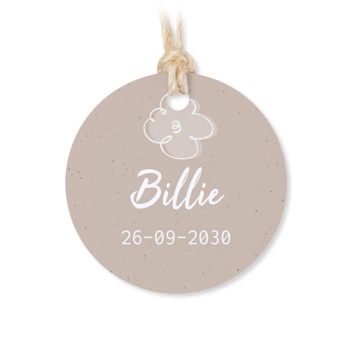 Small cotton bags with Round Label - set of 12 Small cotton bags with Round Label - set of 12