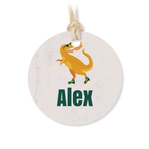 Sachets en coton avec étiquette ronde (lot de 12)